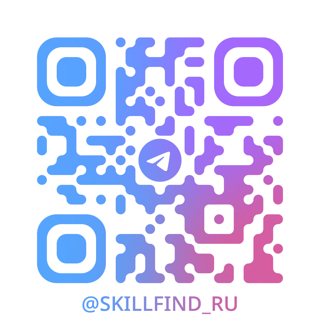 QR код для Telegram